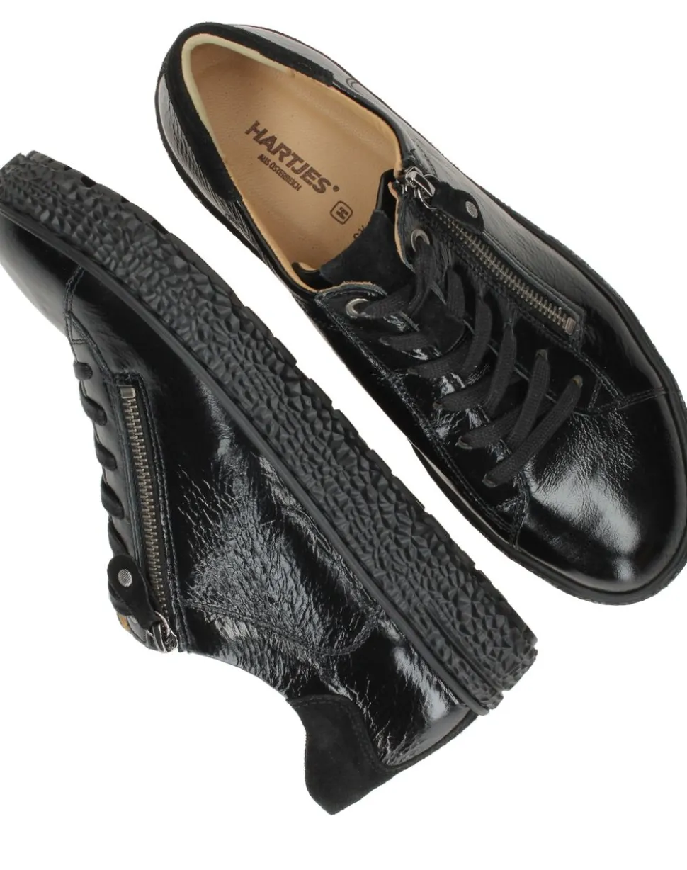 Hartjes Sneakers Zwart Dames