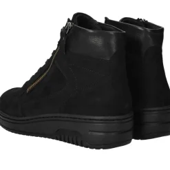 Hartjes Veterboots Zwart Dames