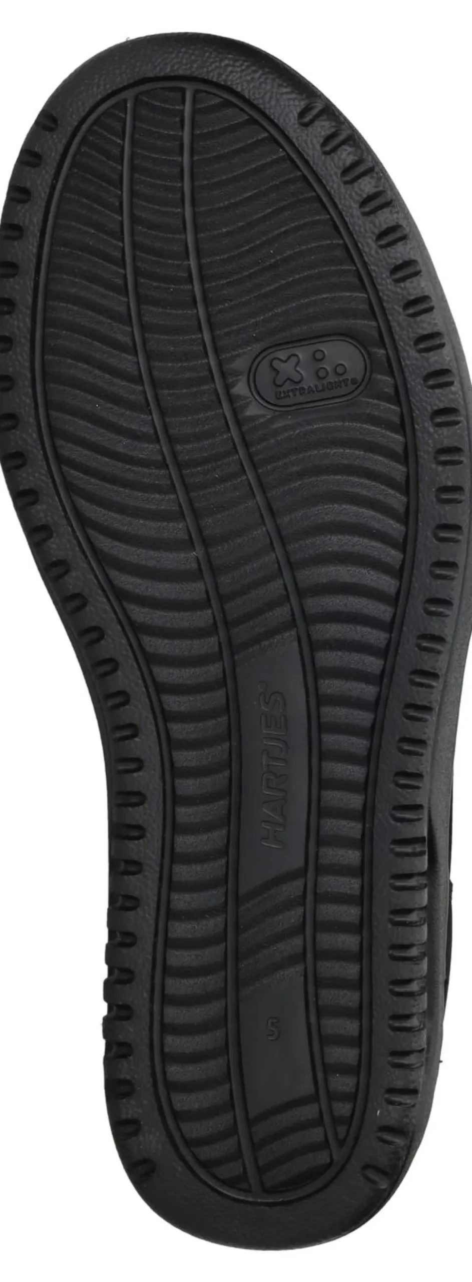 Hartjes Veterboots Zwart Dames