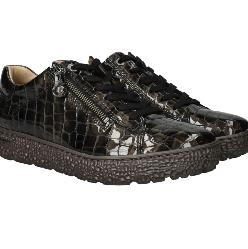 Hartjes Veterschoenen Zwart Dames