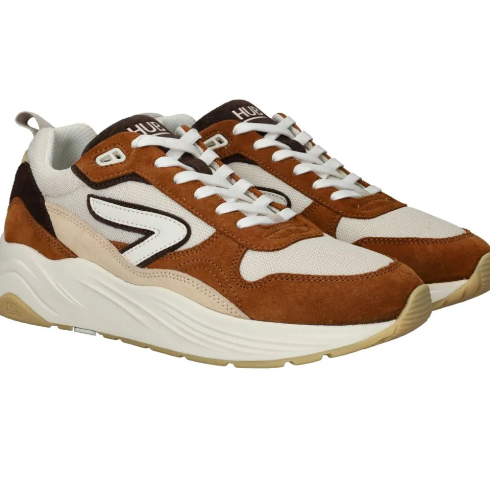 HUB Glide Sneakers Bruin Heren