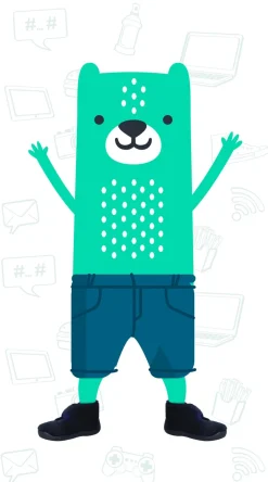 IK-KE Pantoffels Blauw Meisjes Jongens