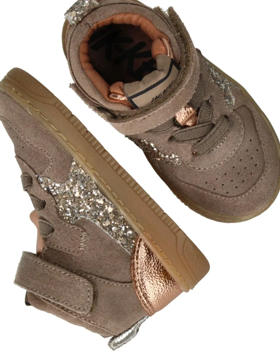 IK-KE Sneakers Taupe Meisjes