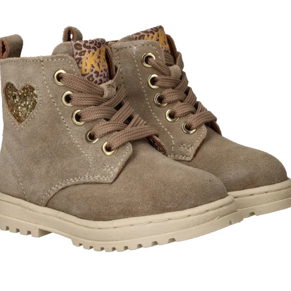 IK-KE Veterboots Beige Meisjes