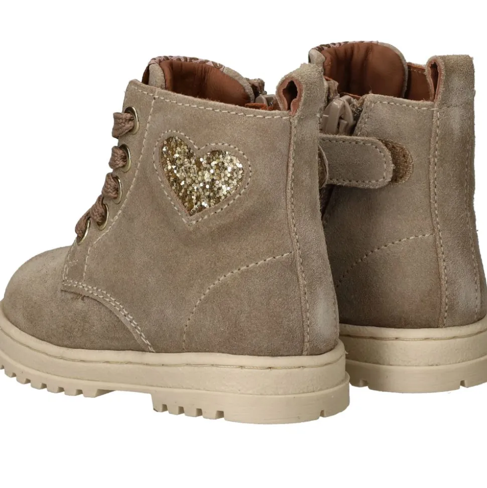 IK-KE Veterboots Beige Meisjes