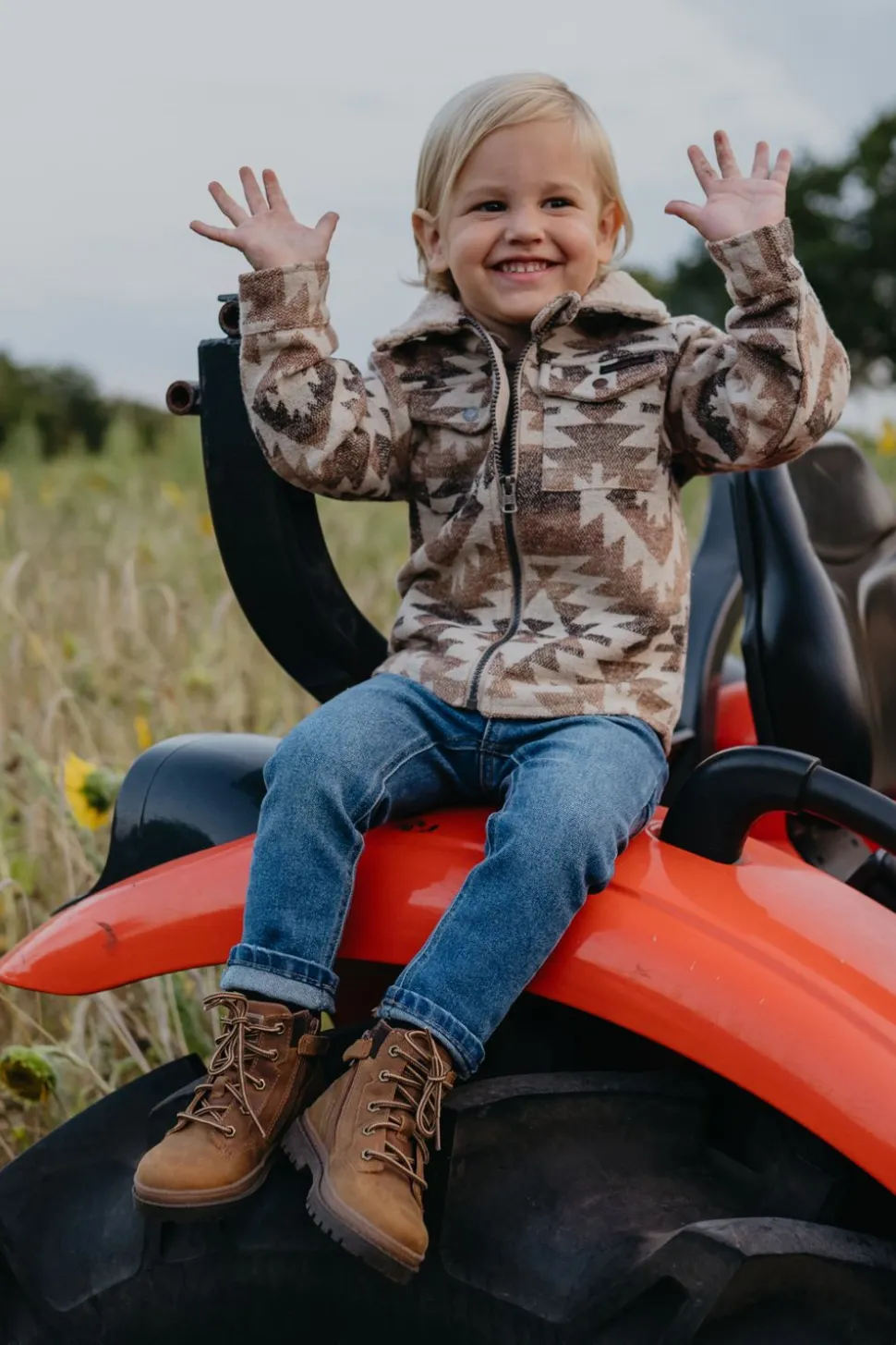 IK-KE Veterboots Bruin Jongens