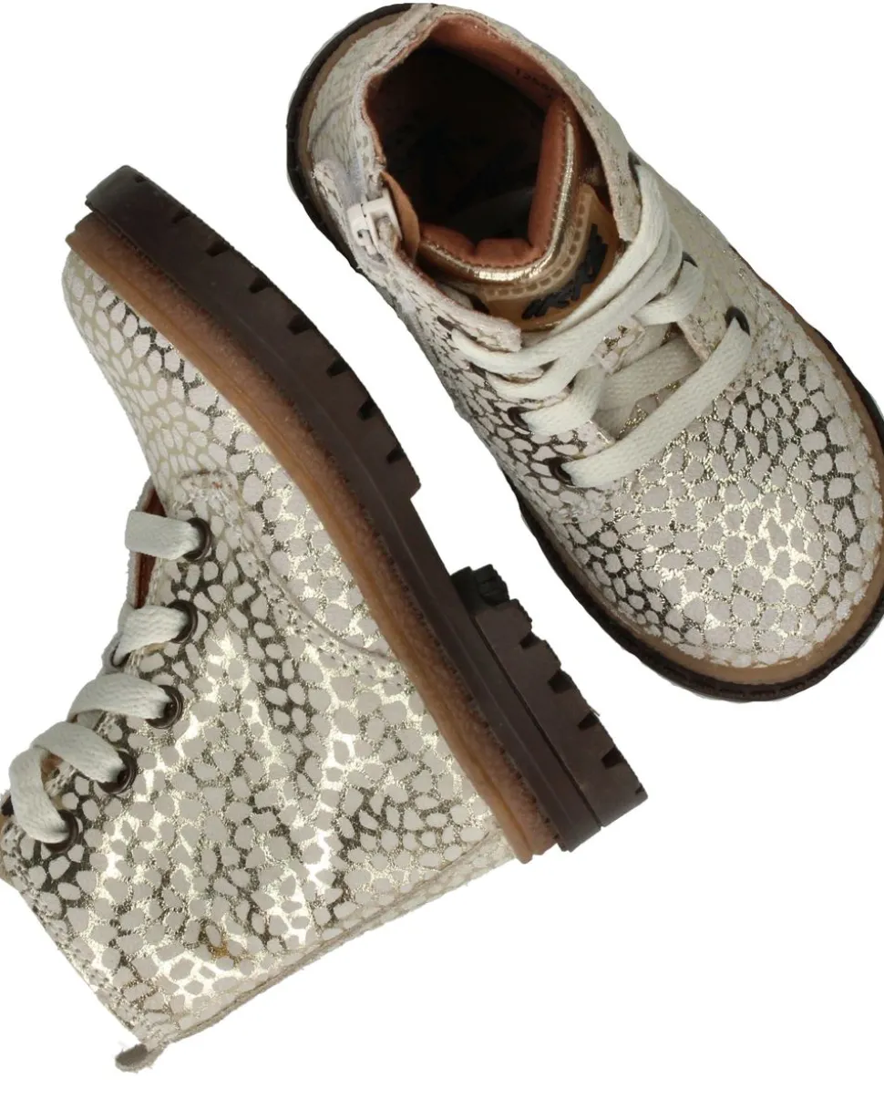 IK-KE Veterboots Goud Meisjes