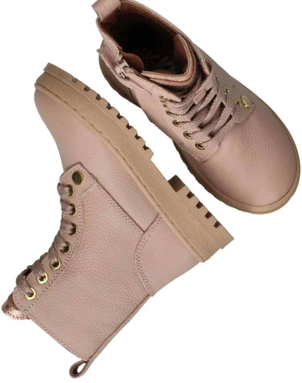 IK-KE Veterboots Roze Meisjes