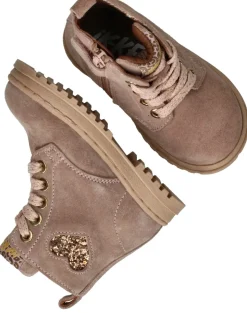 IK-KE Veterboots Roze Meisjes