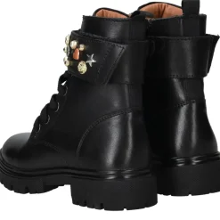 IK-KE Veterboots Zwart Meisjes