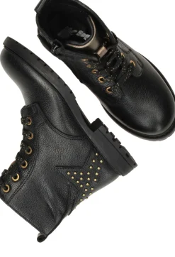 IK-KE Veterboots Zwart Meisjes