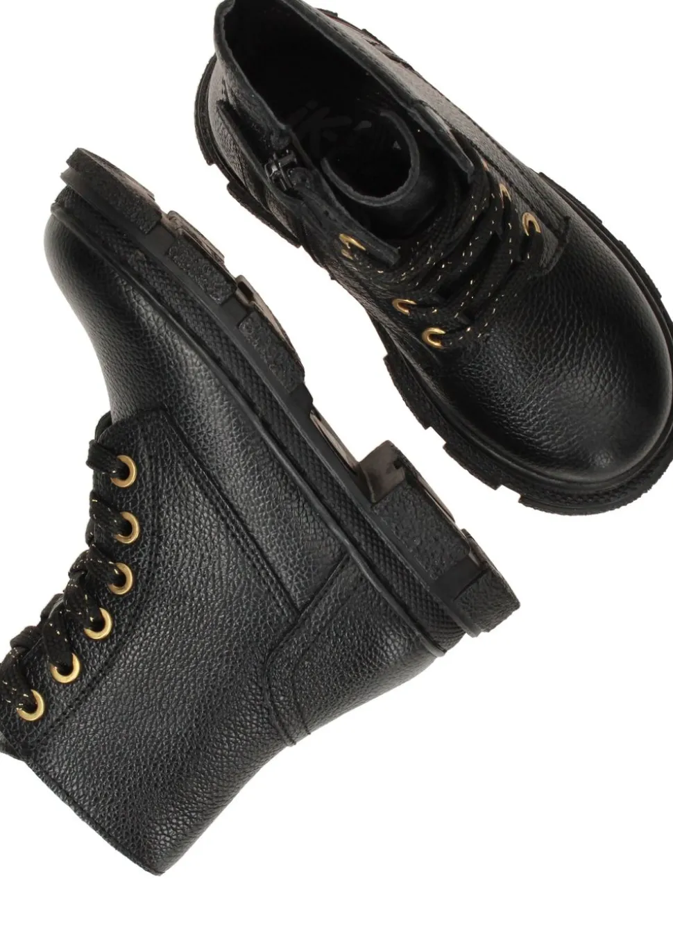 IK-KE Veterboots Zwart Meisjes