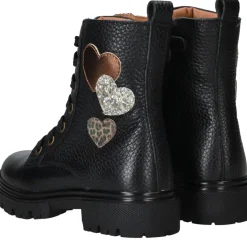 IK-KE Veterboots Zwart Meisjes