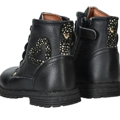 IK-KE Veterboots Zwart Meisjes