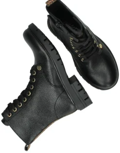 IK-KE Veterboots Zwart Meisjes