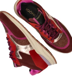 IQÔNIC Sneakers Rood Dames