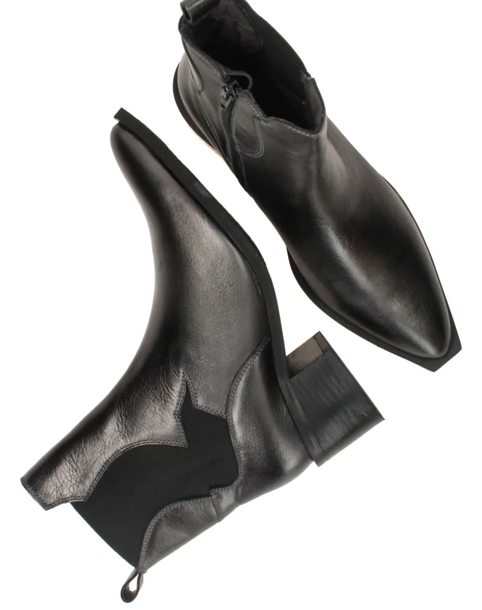 IQONIC Enkellaarsjes Zwart Dames