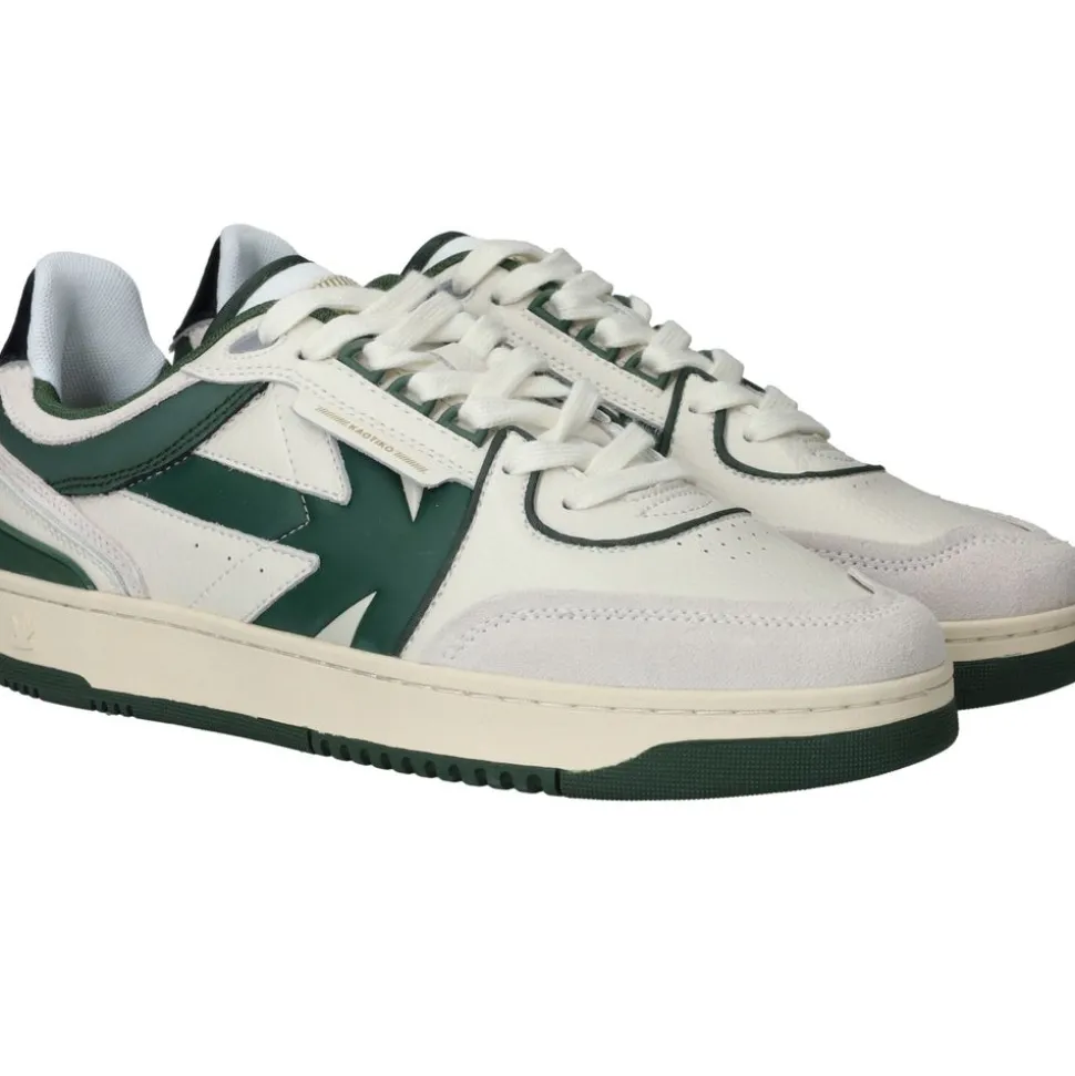 Kaotiko Boston Piping Sneakers Groen Heren