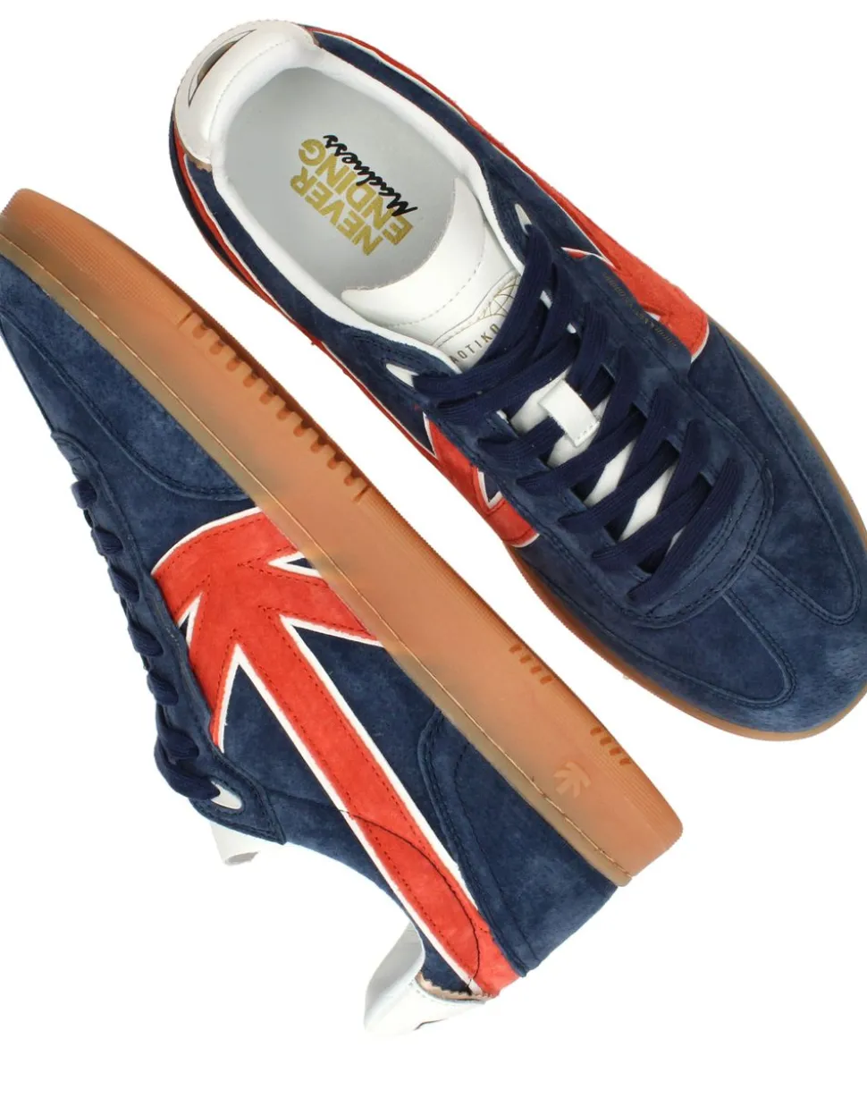 Kaotiko Boston Sneakers Blauw Heren