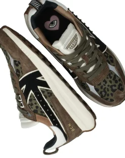 Kaotiko Detroit Glam Sneakers Groen Dames