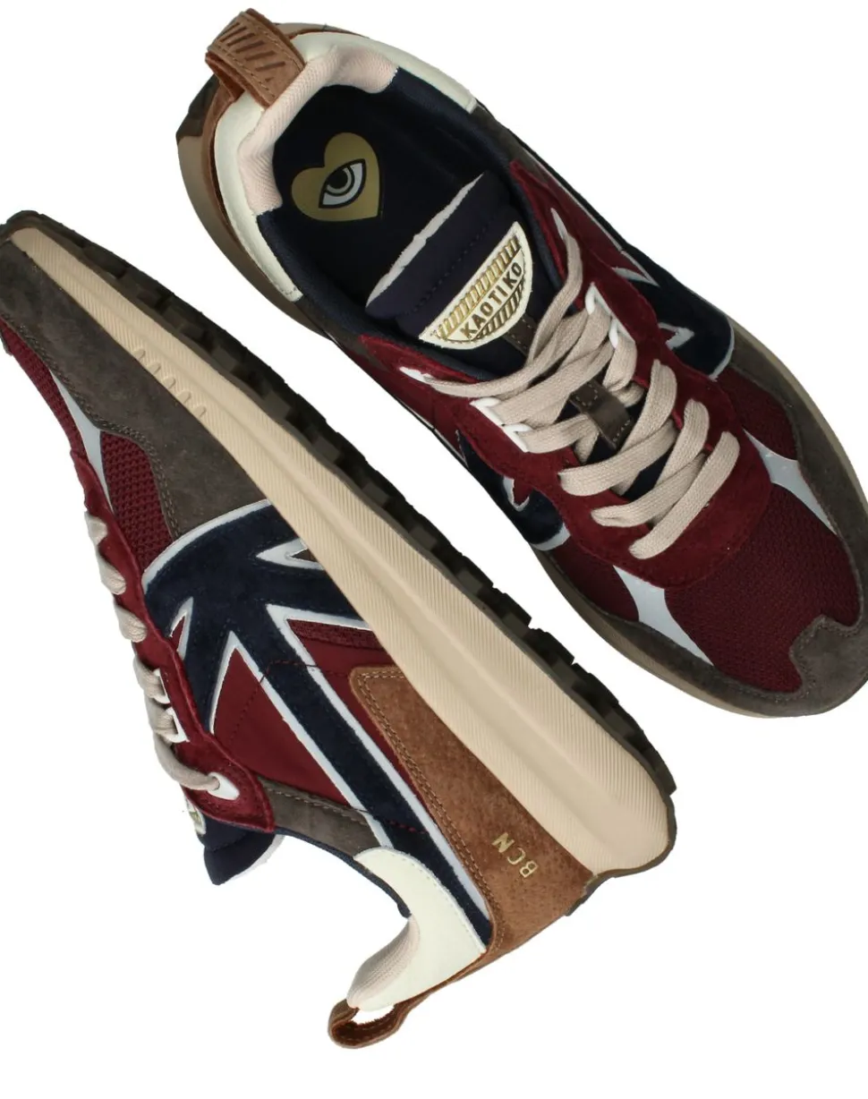 Kaotiko Vancouver Sneakers Rood Heren