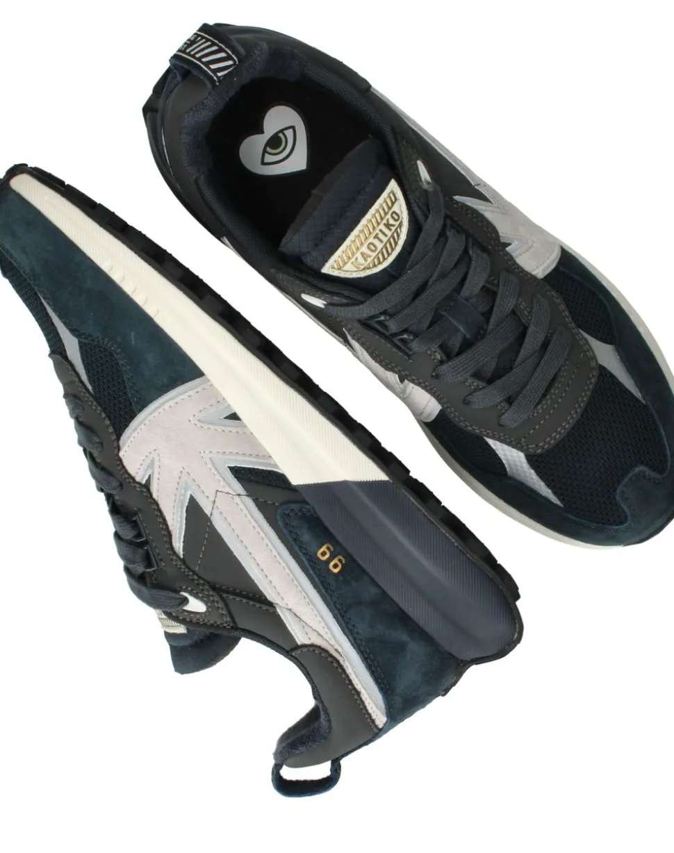 Kaotiko Vancouver Sneakers Blauw Heren