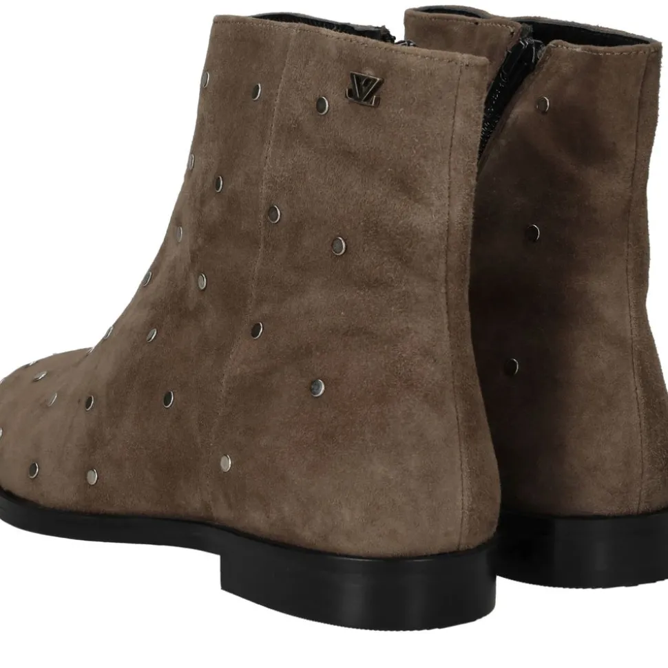 Lazamani Danka Enkellaarsjes Taupe Dames