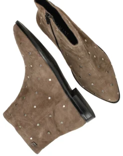 Lazamani Danka Enkellaarsjes Taupe Dames