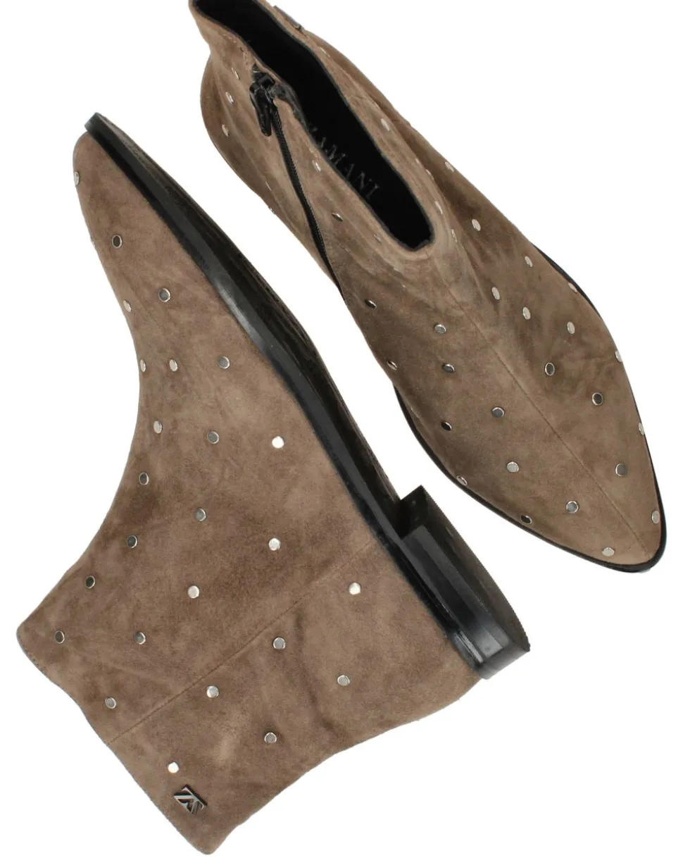 Lazamani Danka Enkellaarsjes Taupe Dames