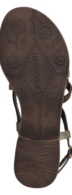 Lazamani Sandalen Bruin Dames