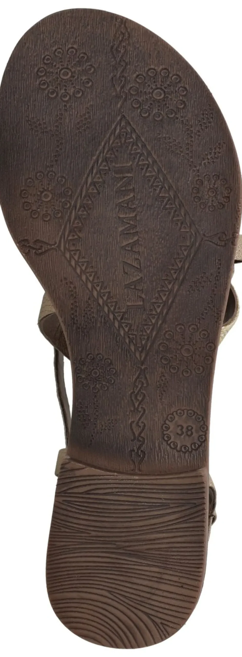 Lazamani Sandalen Goud Dames