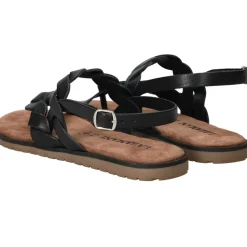 Lazamani Sandalen Zwart Dames