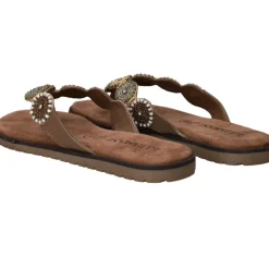 Lazamani Slippers Beige Dames