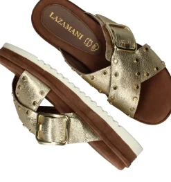 Lazamani Slippers Goud Dames