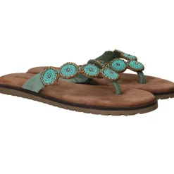 Lazamani Slippers Groen Dames