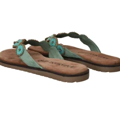 Lazamani Slippers Groen Dames