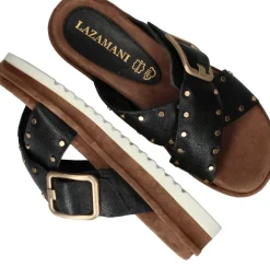 Lazamani Slippers Zwart Dames