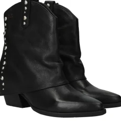 Lazamani Yara sleeve Enkellaarsjes Zwart Dames