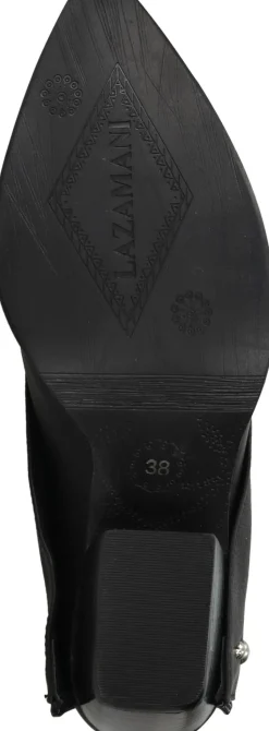 Lazamani Yara sleeve Enkellaarsjes Zwart Dames