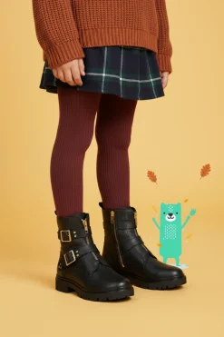 LOFF 1881 Bikerboots Zwart Meisjes