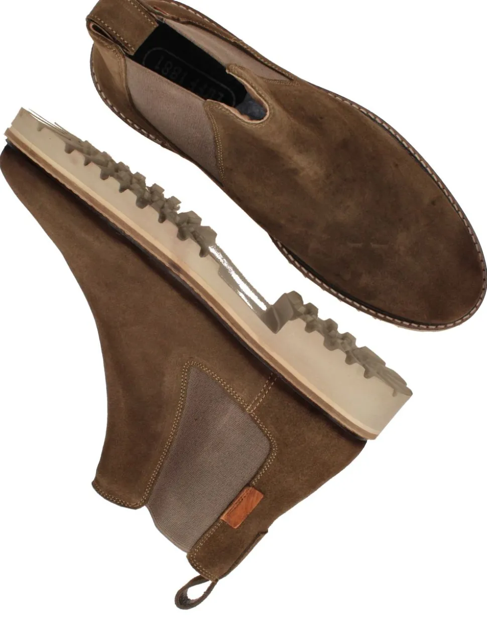 LOFF 1881 Chelseaboots Bruin Heren