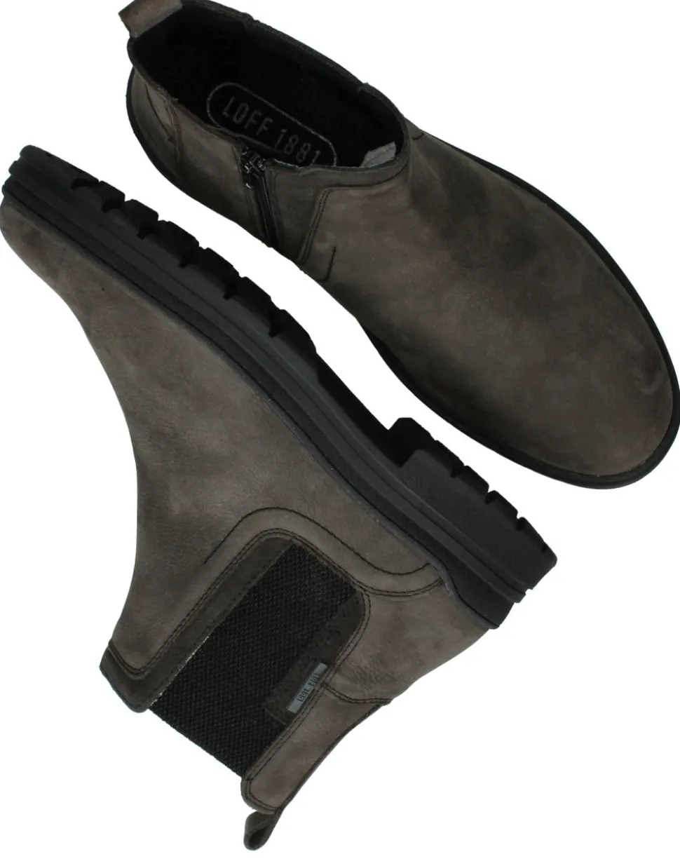 LOFF 1881 Chelseaboots Grijs Heren