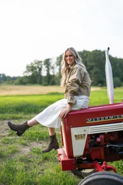 LOFF 1881 Enkellaarsjes Bruin Dames