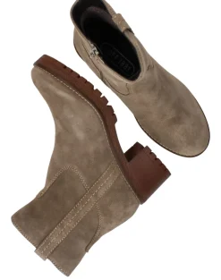 LOFF 1881 Enkellaarsjes Taupe Dames