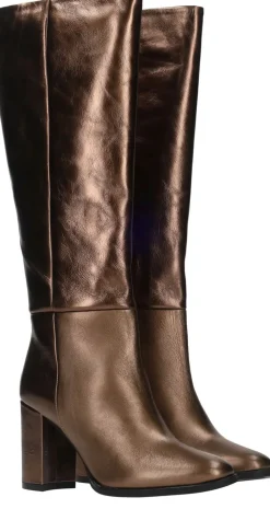 LOFF 1881 Lange laarzen Goud Dames