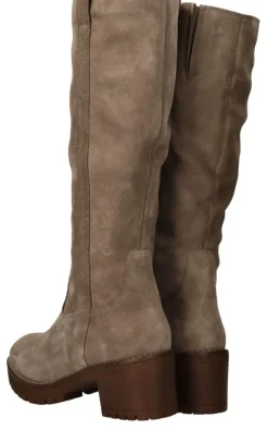 LOFF 1881 Lange laarzen Taupe Dames