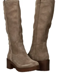 LOFF 1881 Lange laarzen Taupe Dames