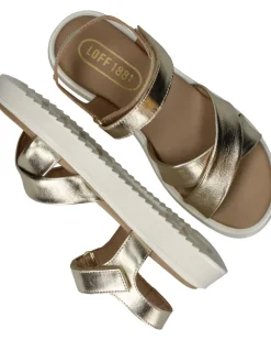 LOFF 1881 Sandalen Goud Dames