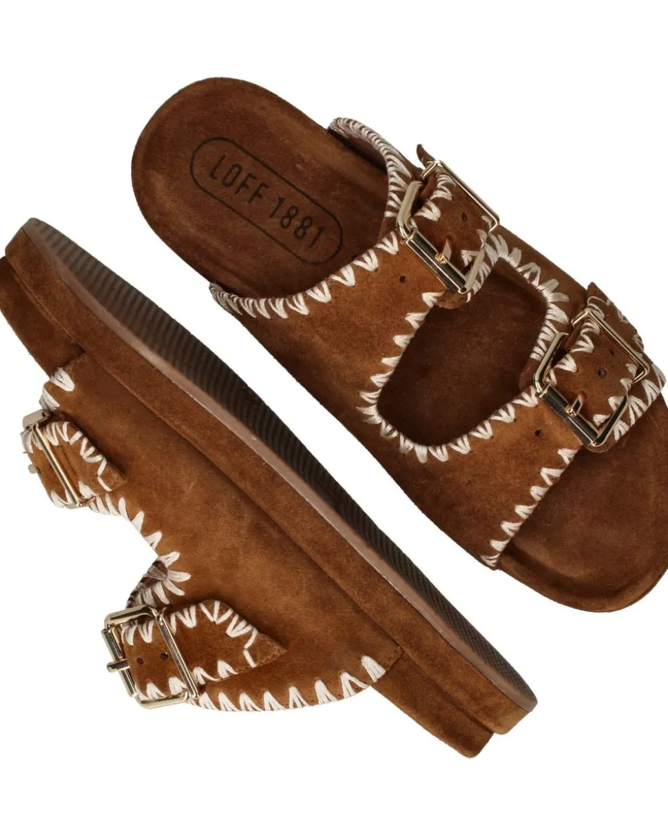 LOFF 1881 Slippers Cognac Dames