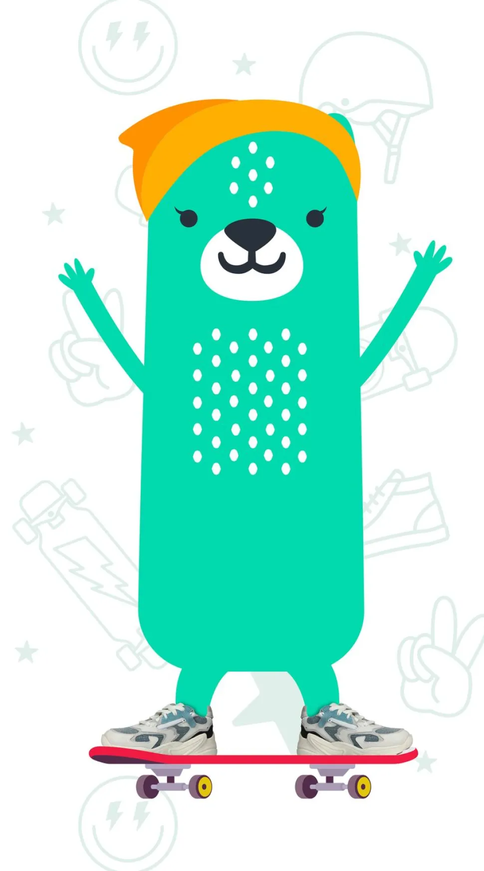 LOFF 1881 Sneakers Blauw Meisjes